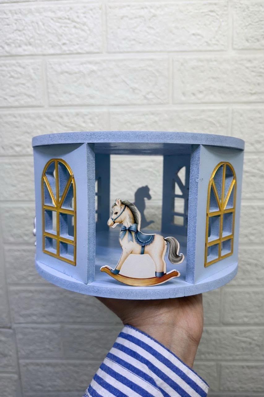 Enchanted Carousel Cake Stand